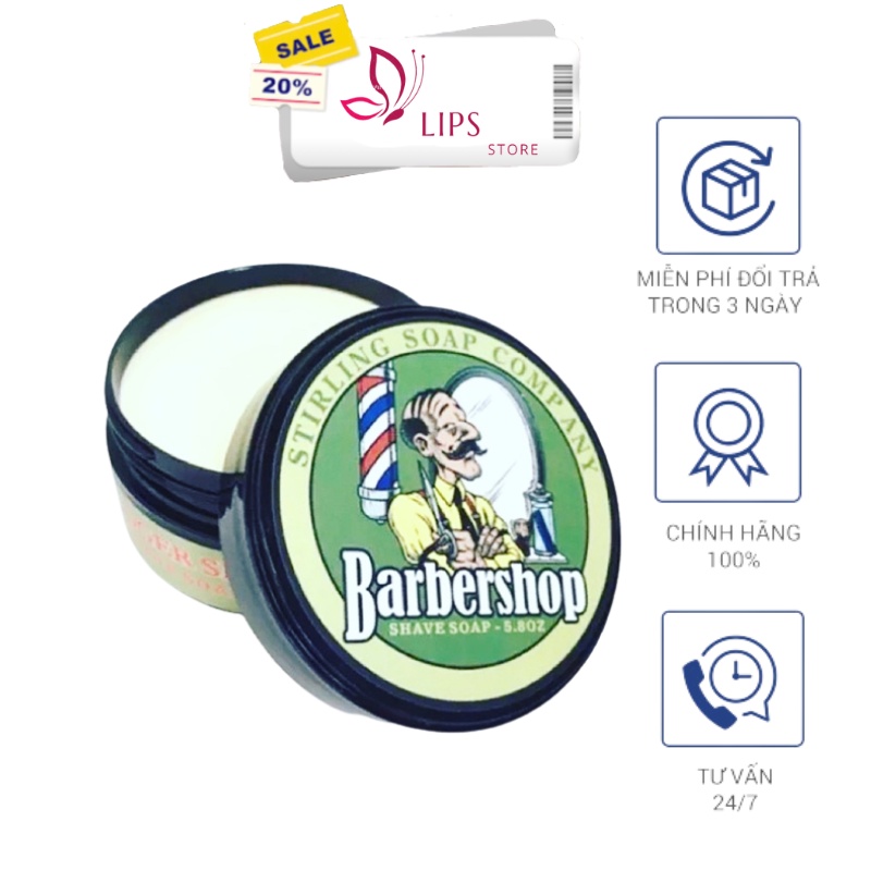 Sáp vuốt tóc tao kiểu Babershop | Chính Hãng | 80G