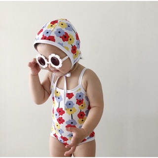 In stock Korea purchasing same children's one-piece swimsuit swimming children's baby girl's hot spring beach swimming holiday