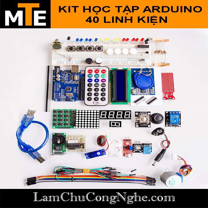 Bộ kit học tập arduino uno R3 nâng cao full 40 linh kiện