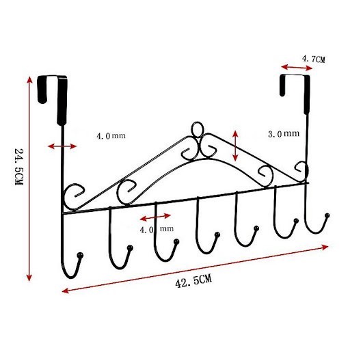 Móc treo đồ - móc treo sau cửa tiện dụng