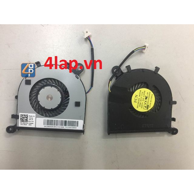 Thay Quạt tản nhiệt CPU laptop Dell XPS 13 9343 9350 9360