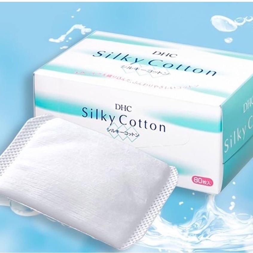 Bông Tẩy Trang DHC Silky Cotton (80 miếng)