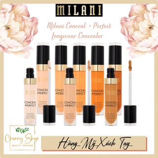 [Hàng USA] Kem che khuyết điểm có khả năng chống nước 12 tiếng Milani Conceal + Perfect Longwear Concealer