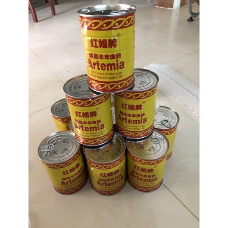ATERMIA LON VÀNG , ATERMIA ẤP NỞ CHO CÁ 7 MÀU , GUPPY VÀ BETTA , THỨC ĂN CHO CÁ