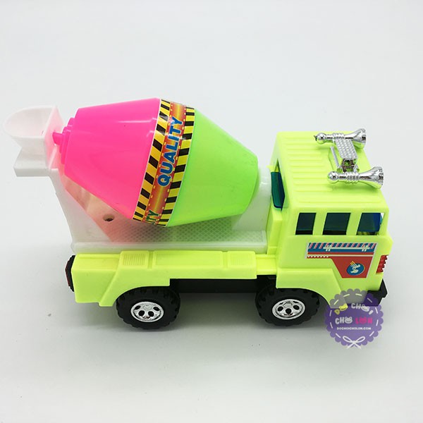 Đồ chơi xe hồ trộn bê tông Minh Ký 4 bánh chạy trớn