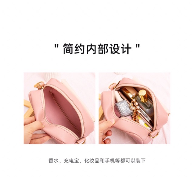 [XẢ] Túi da đeo chéo viền bèo tiểu thư