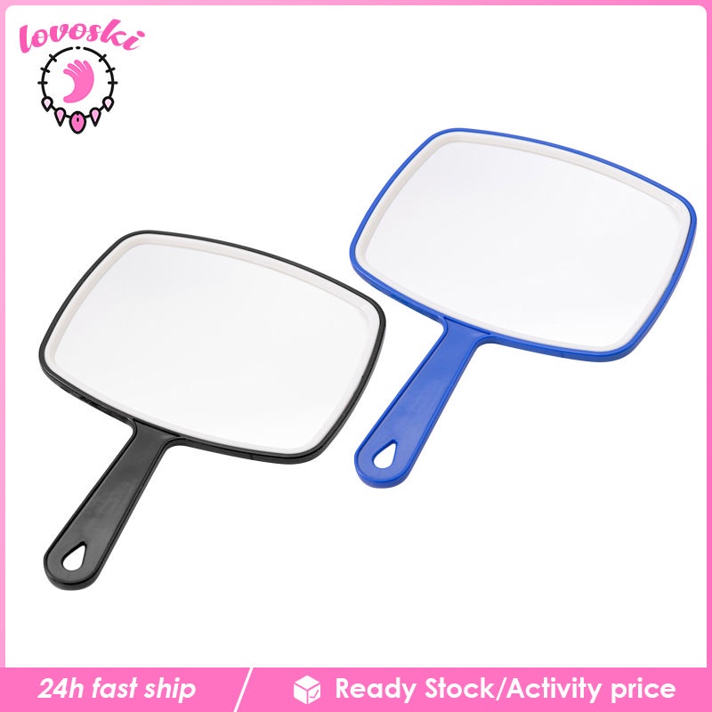[Lovoski] Set 2 Gương Cầm Tay Hình Vuông Cỡ Lớn Hỗ Trợ Tạo Kiểu Tóc