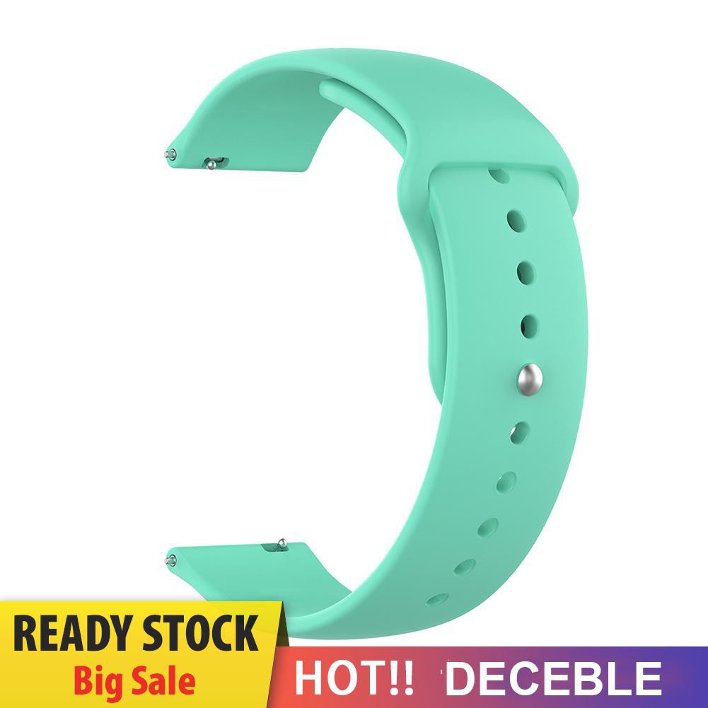Deceble 18mm Silicone Wrist Strap Watchband Replacement for Huawei Honor B5/S1/FIT