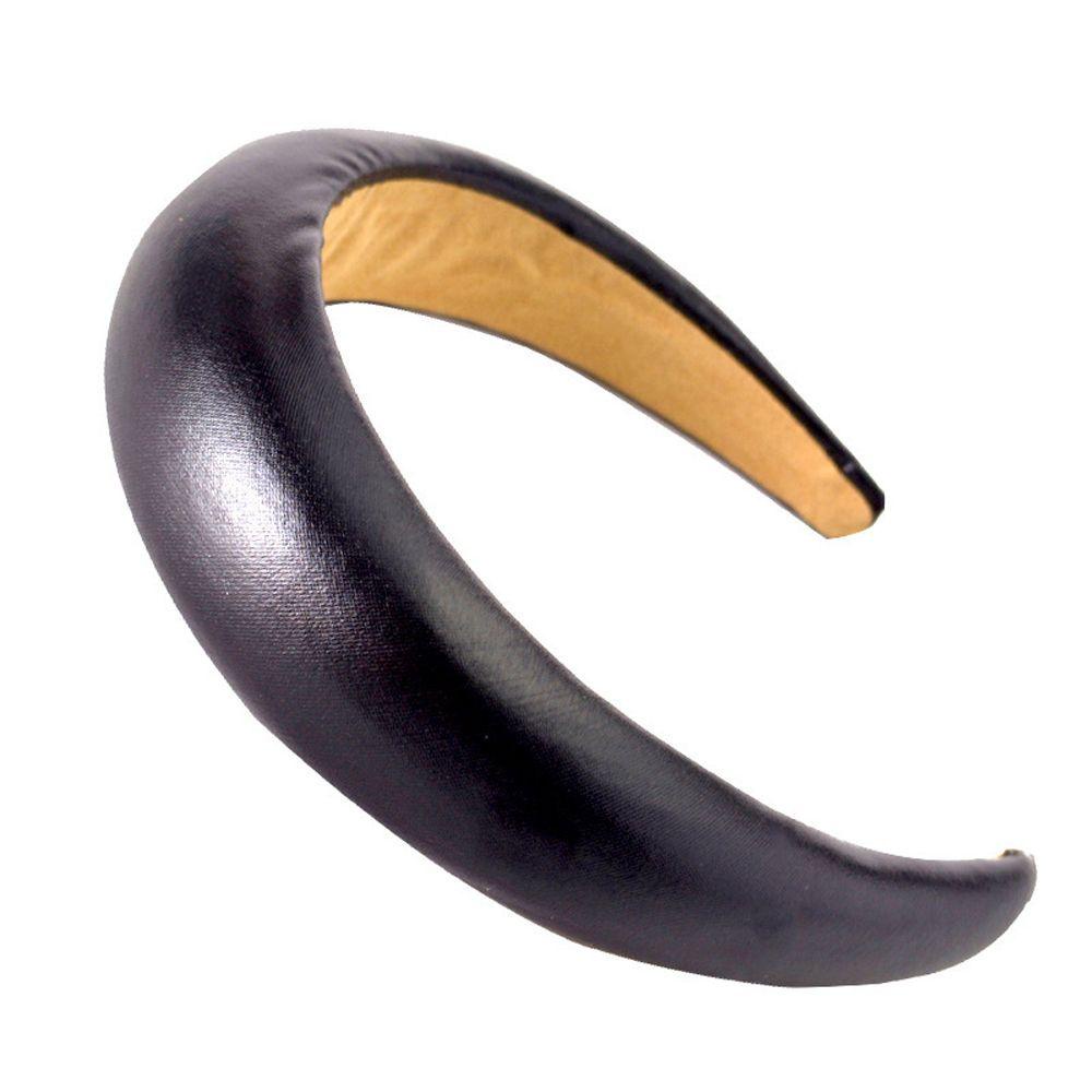 Băng Đô Cài Tóc Bằng Bọt Biển Màu Trơn Sang Trọng Ngọt Ngào WMES15H