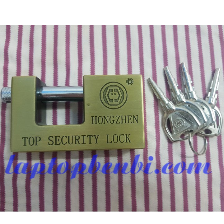 Ổ khóa chống cắt - Ổ khóa cầu ngang Anboud E9-90 - màu vàng đồng