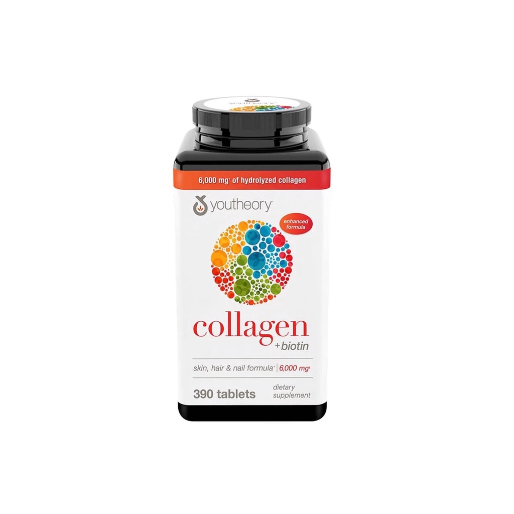 Viên uống Youtheory Collagen+ Biotin