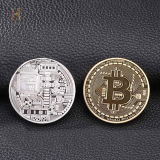 Đồng Xu Bitcoin Bằng Đồng Để Trang Trí