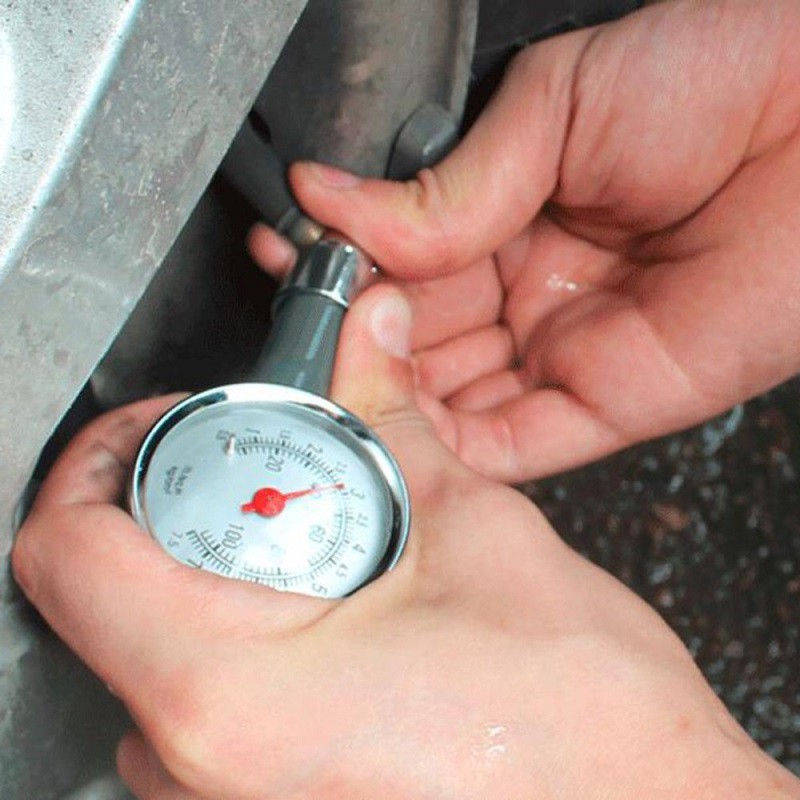 Đồng hồ đo áp suất lốp xe máy ô tô Honda Toyota etc
