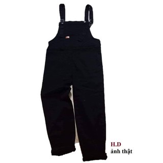 Quần Yếm kaki đen