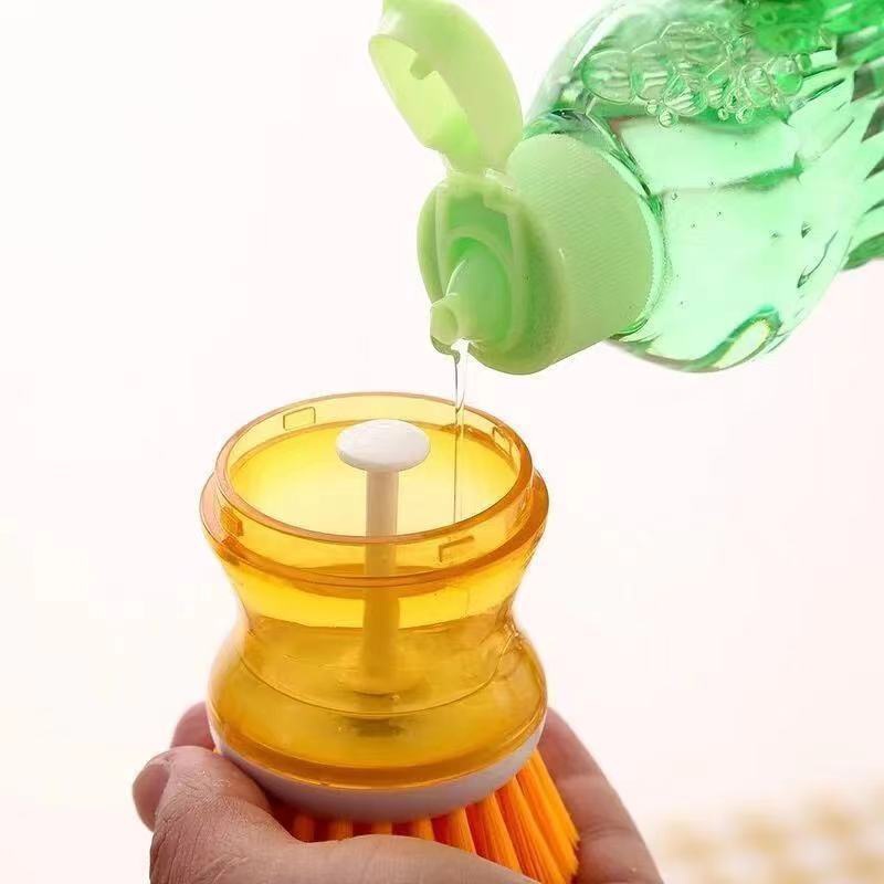 1 Bàn Chải Vệ Sinh Chén Dĩa Có Thể Tái Sử Dụng Kích Thước Nhỏ Dùng Cho Nhà Bếp (Màu Sắc Ngẫu Nhiên)