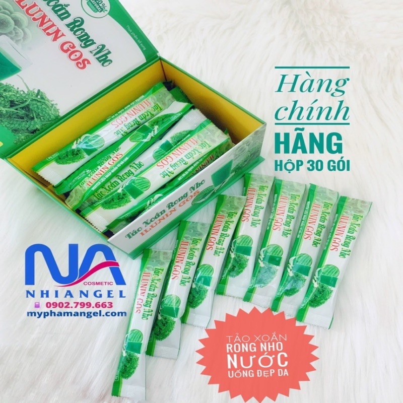 Tảo Xoắn Rong Nho ILUNIN GOS (30 gói)