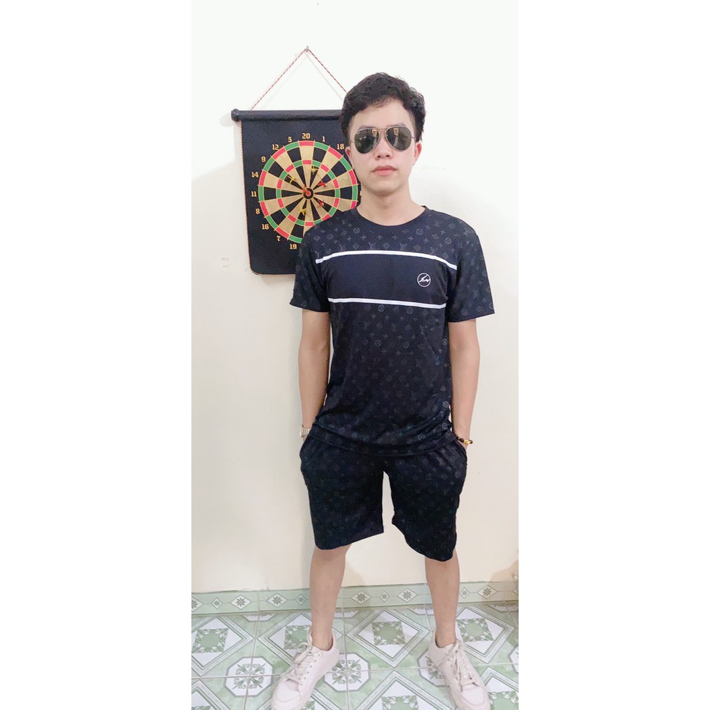Bộ Nam Hè Cao Cấp Bộ in Hoa Văn