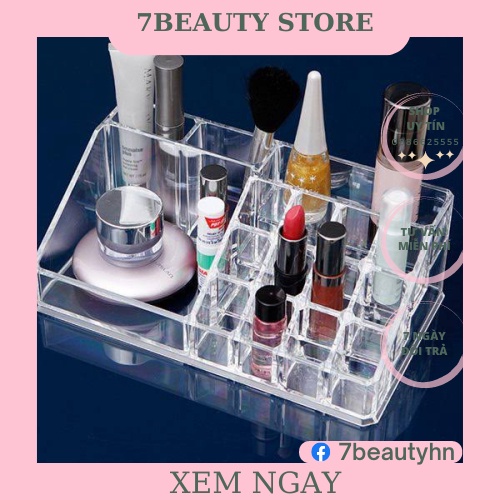 KHAY ĐỂ MỸ PHẨM 16NGĂN,DỤNG CỤ PHUN XĂM