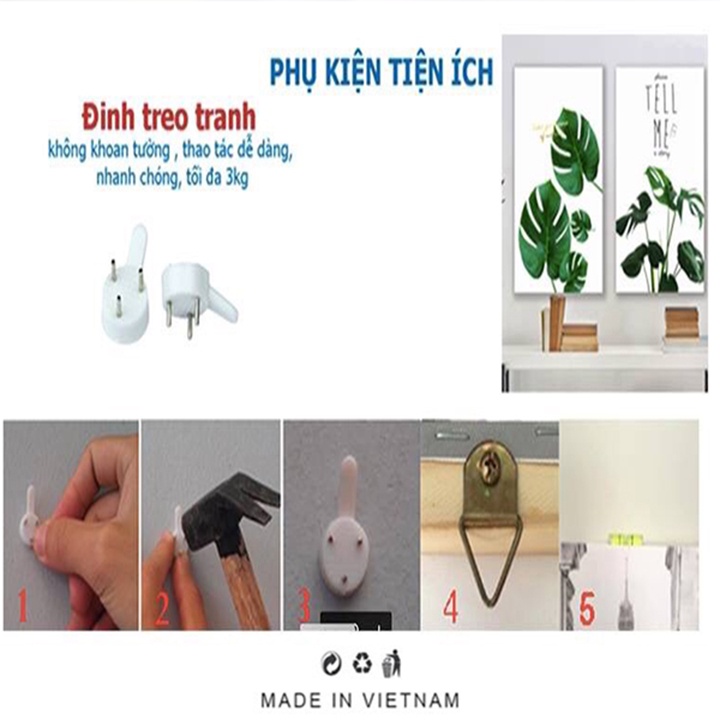Tranh tráng gương tứ quý/gỗ MDF Hàn Quốc GP