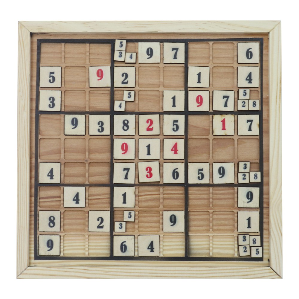 Bàn gỗ Sudoku Trò Chơi Trí Tuệ Cho Mọi Lứa Tuổi