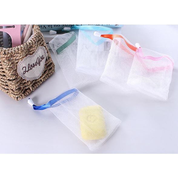 Túi lưới tạo bọt xà phòng, xà bông