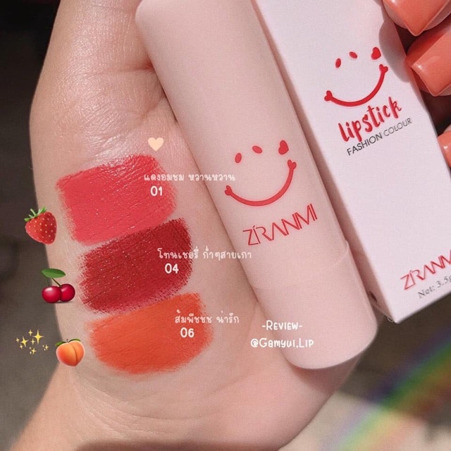 Son sáp lì có dưỡng Zranm Lipstick