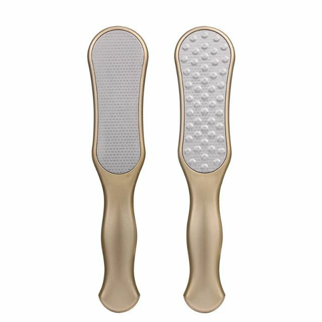 Cây trà da chết chà gót chân 2 mặt trà thô mịn đầu trà có độ nhám cao bằng thép inox