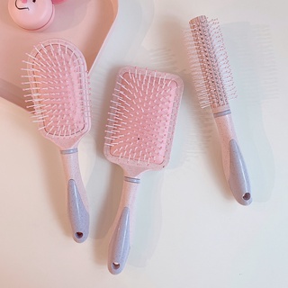 Gạo Hạt Bé Gái Nước Sốt Rơm Lúa Mì Túi Khí Lược Dễ Thương Bảng Lớn Lược Hộ Gia Đình Sinh Viên Massage Lược Uốn Lược