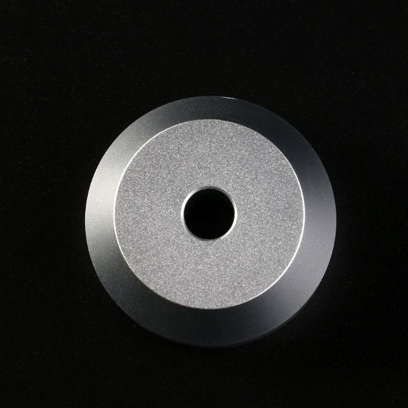 Đầu Chuyển Đổi Vòm Đĩa Than Bằng Nhôm Màu Bạc 7 "45Rpm