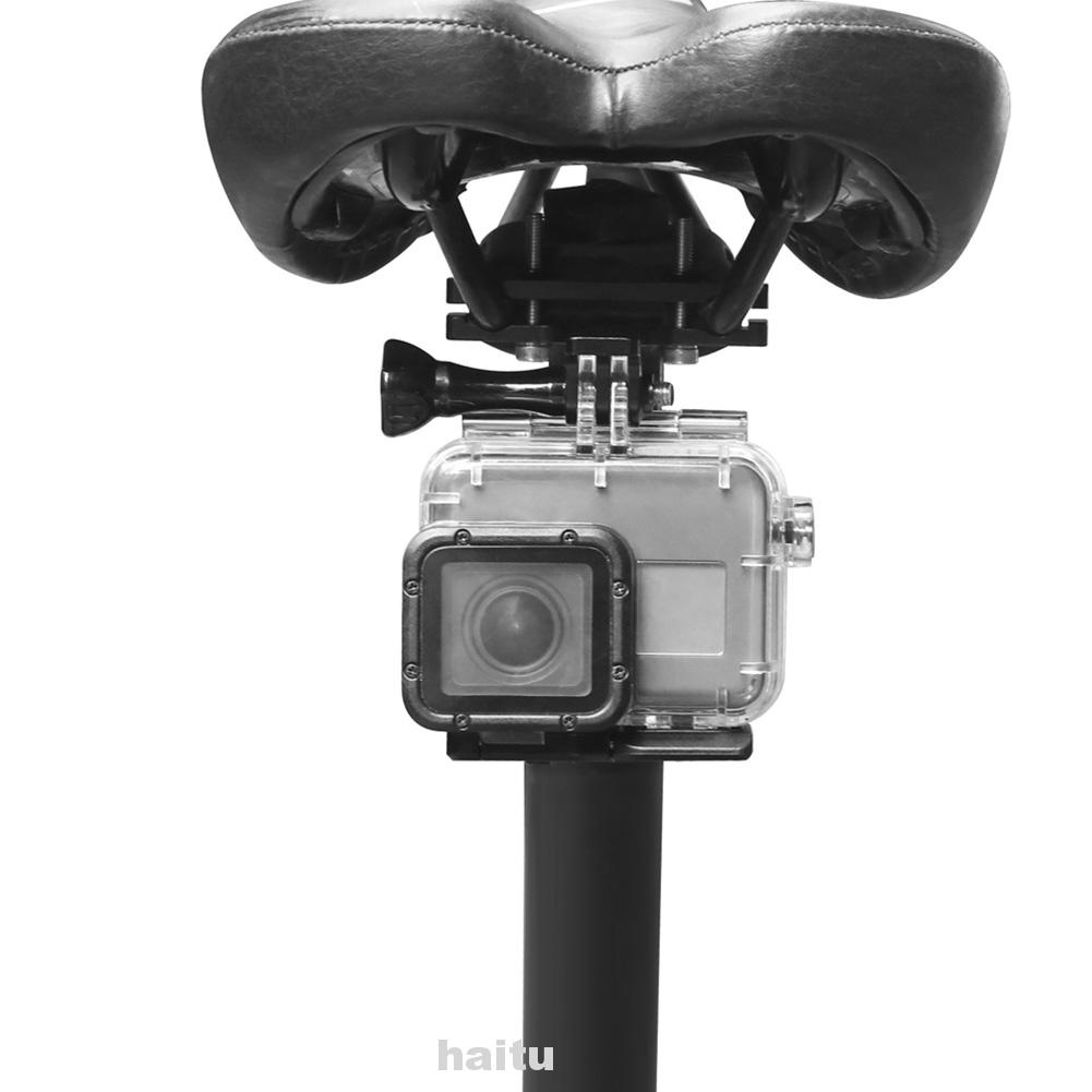 Khóa Gắn Ghế Ngồi Bằng Hợp Kim Nhôm Màu Đen Dễ Lắp Đặt Cho Máy Ảnh Gopro7 Hero