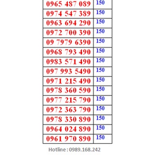 sim viettel 10 số đẹp đuôi 89 - 90,hỗ trợ đăng ký chính chủ ảnh 10