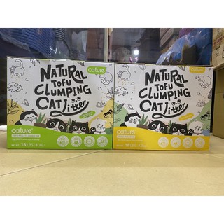 Cát vệ sinh đậu nành cho mèo - Cature 6L - Siêu khử mùi và tiết kiệm