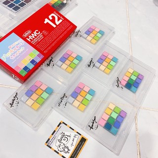 Set 12 màu Holbein bỏ túi tone màu pastel, ngọt ngào như Holbein candy pocket