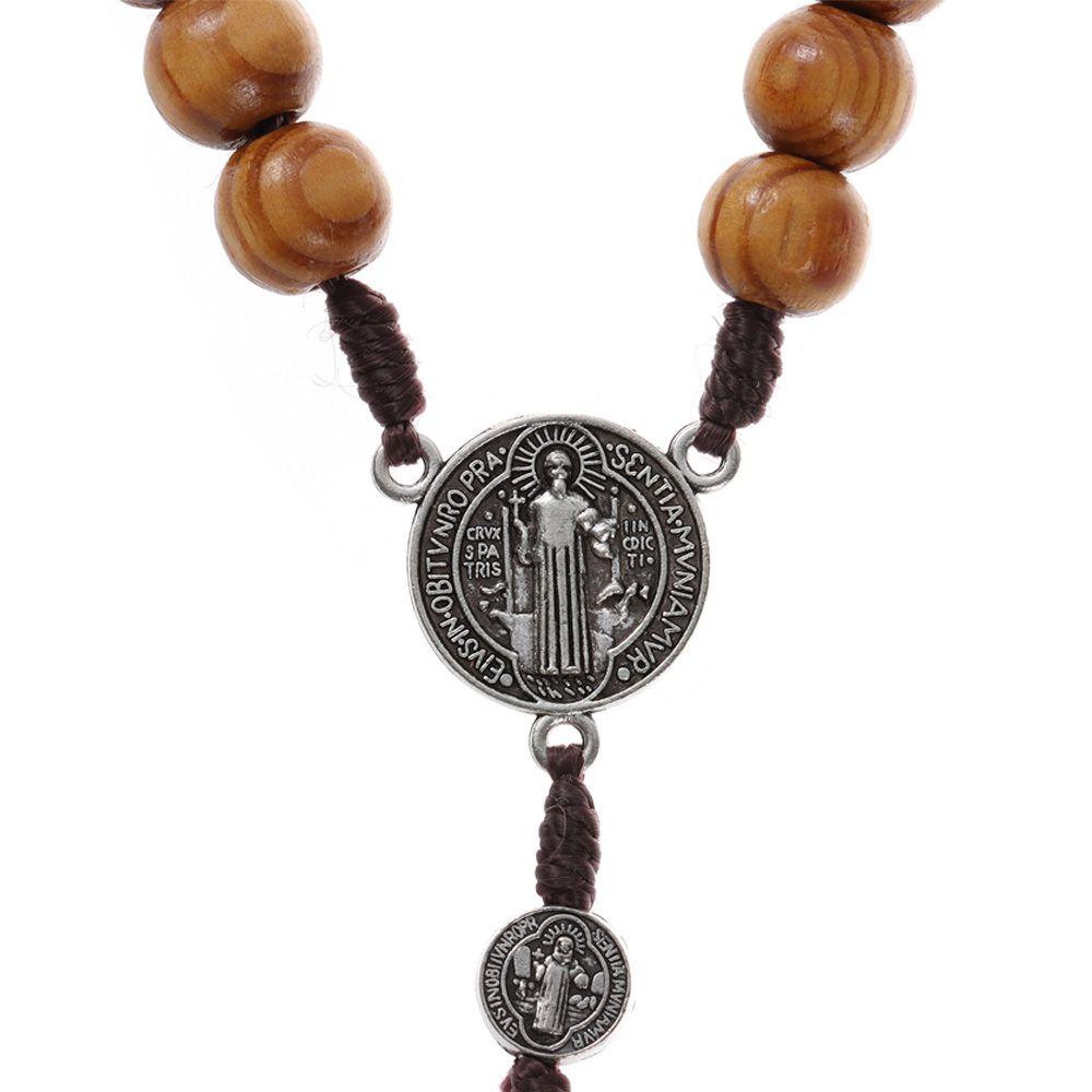 MAG Vòng cổ Chuỗi Hạt Gỗ Công Giáo