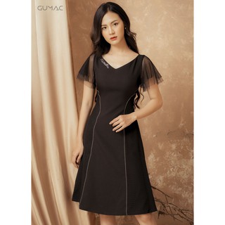 Đầm nữ 8 mảnh thêu chữ GUMAC MS129100_HONG