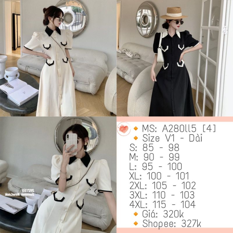 [Order] Đầm Hotgirl Dáng Xoè Xinh Bigsize