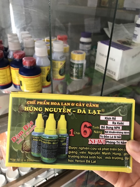 Combo 10 chai chế Hùng Nguyễn chuyên hoa Lan &amp; cây cảnh (20ml /1 lọ)