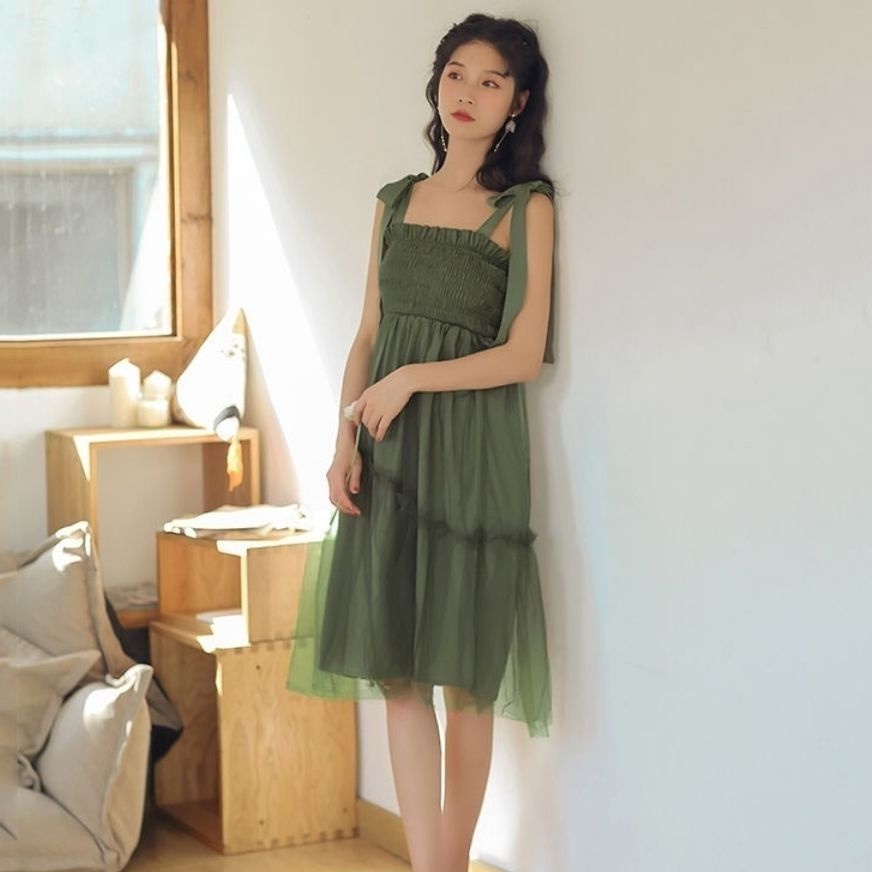 Đầm Hai Dây Thiết Kế Mới Xinh Xắn Thời Trang Dành Cho Mùa Hè