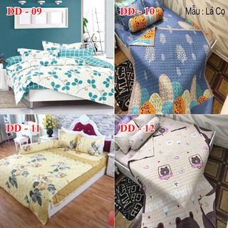 ĐỦ BỘ 5 MÓN CHĂN HÈ TRẦN BÔNG GA GỐI VÀ GỐI ÔM NHIỀU MẪU LỰA CHỌN