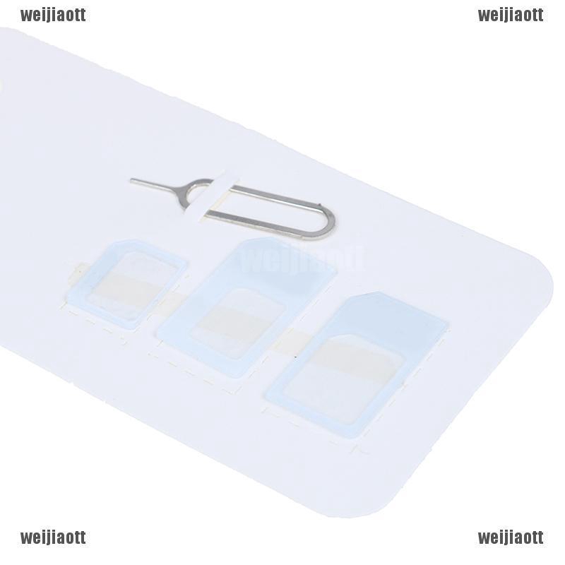 ★PHỤ KIỆN ĐIỆN TỬ★4 in 1 Universal white sim adapter card holder tray slot