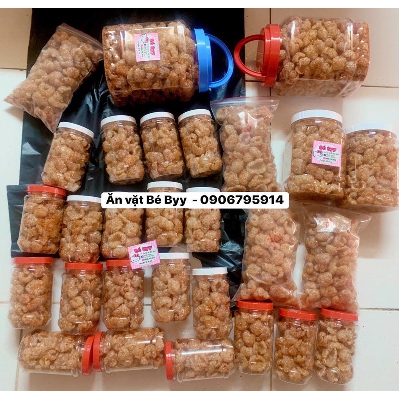 Da Heo Chiên Giòn Lắc Tỏi Túi Zip Trung