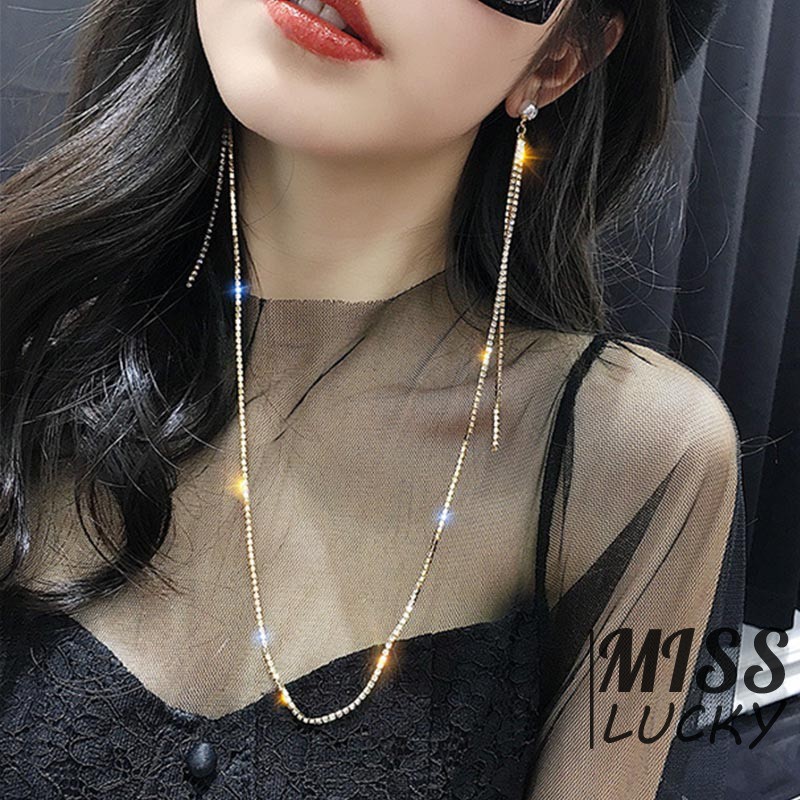 Khuyên tai dáng dài phong cách Hàn Quốc sang trọng cho nữ