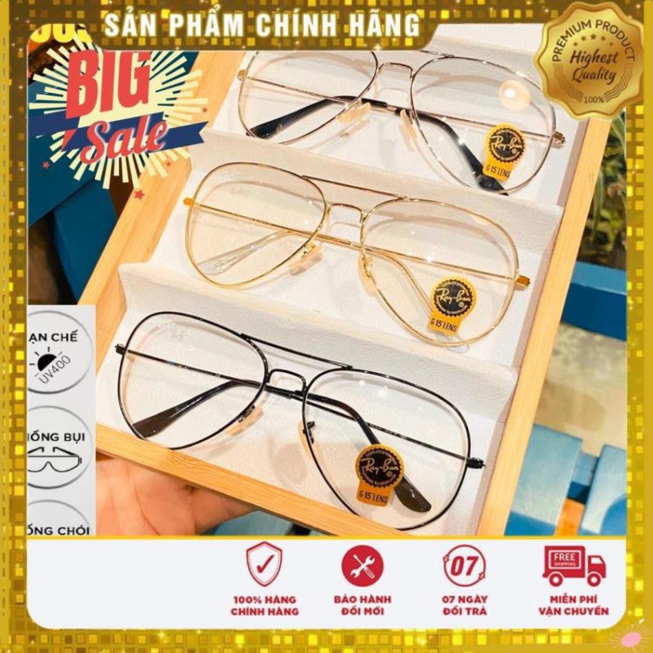 ❌FULLBOX HÃNG❌Mắt kính mát Nam Nữ chống UV400 kiểu phi công cao cấp .