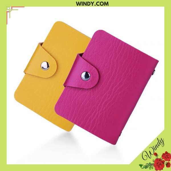 Ví đựng thẻ bằng trong suốt chất PVC 12 ngăn tiện dụng- saoshop