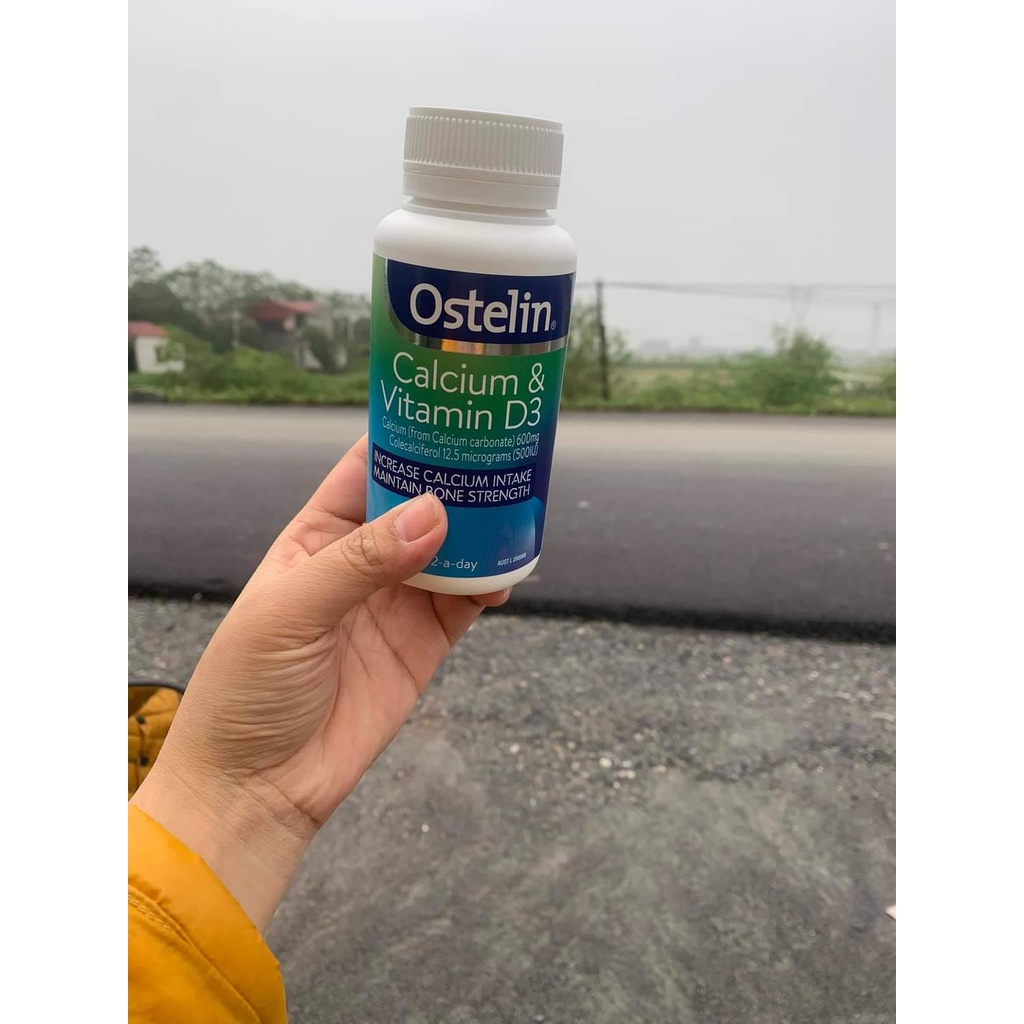 Bổ Sung Canxi &amp; Vitamin D3 Ostelin của Úc [ĐỦ BILL] Dành Cho Bà Bầu, Sau Sinh, Người Lớn Thiếu Canxi