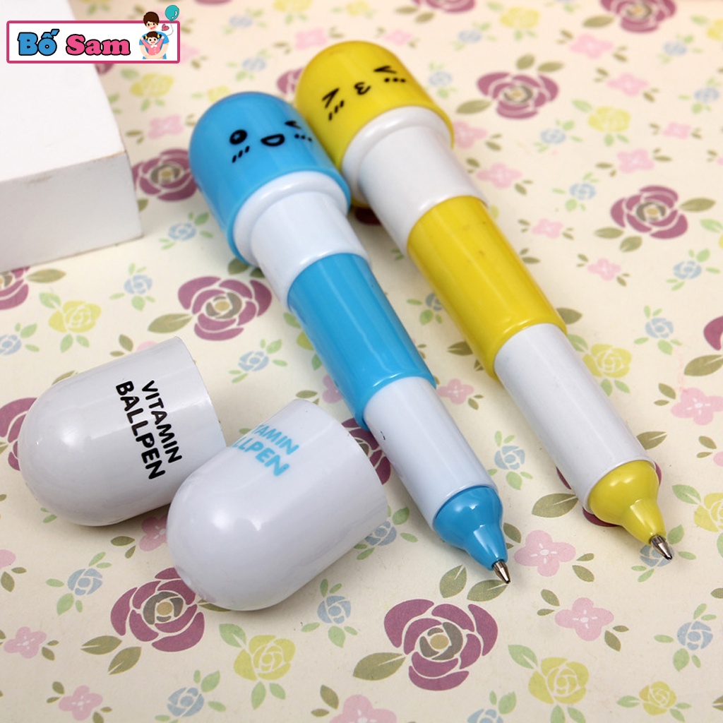Bút viết hình viên thuốc, bút thuốc đáng yêu cute Shop Bố Sam