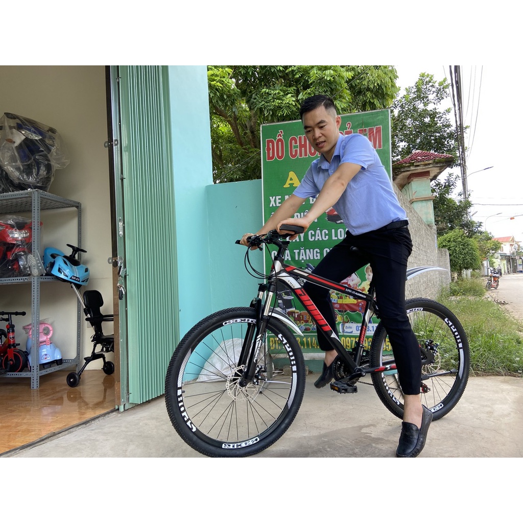 XE ĐẠP THỂ THAO - CÓ VIDEO - xe đạp leo núi địa hình - xe đạp người lớn -xe đạp thể thao người lớn- xe đạp địa hình 26 i