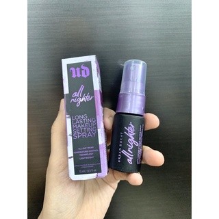 Xịt giữ makeup URBAN DECAY ALLNIGHTER FINISHING SETTING SPRAY MINISIZE