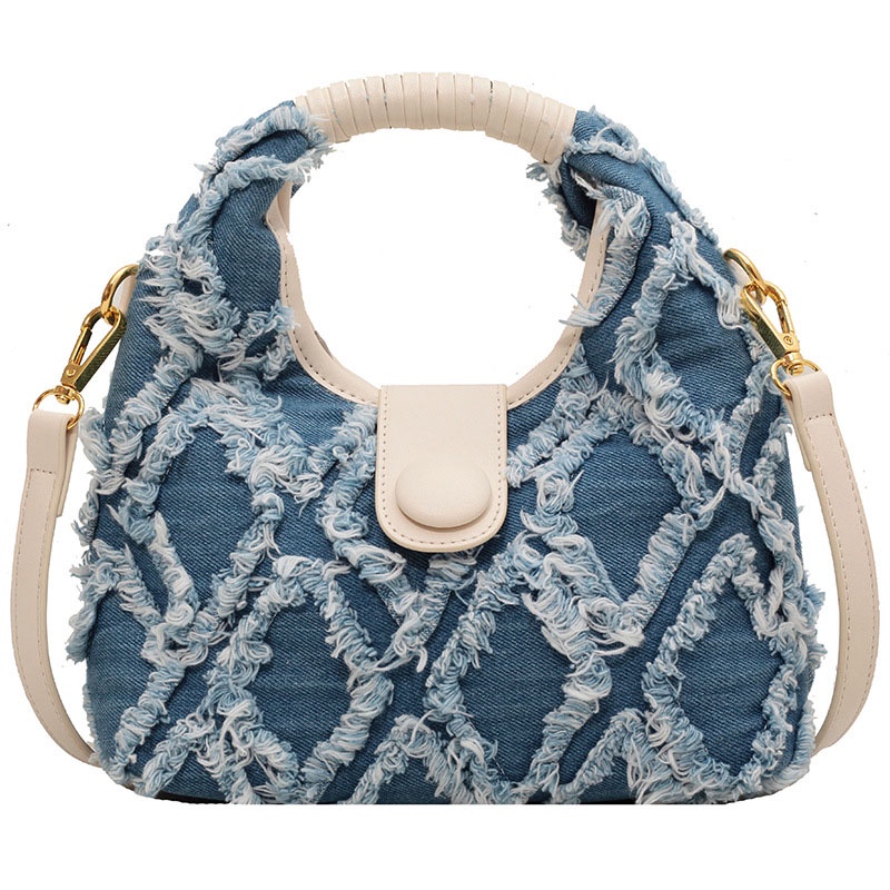 Túi IELGY đeo chéo bằng denim thời trang cho nữ