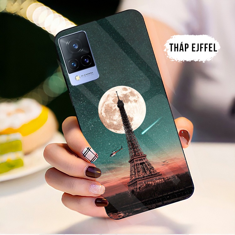 Ốp Lưng VIVO V20, V21 5G, Y21, Y21S Mặt kính cường lực cao cấp, sáng bóng, chất lượng